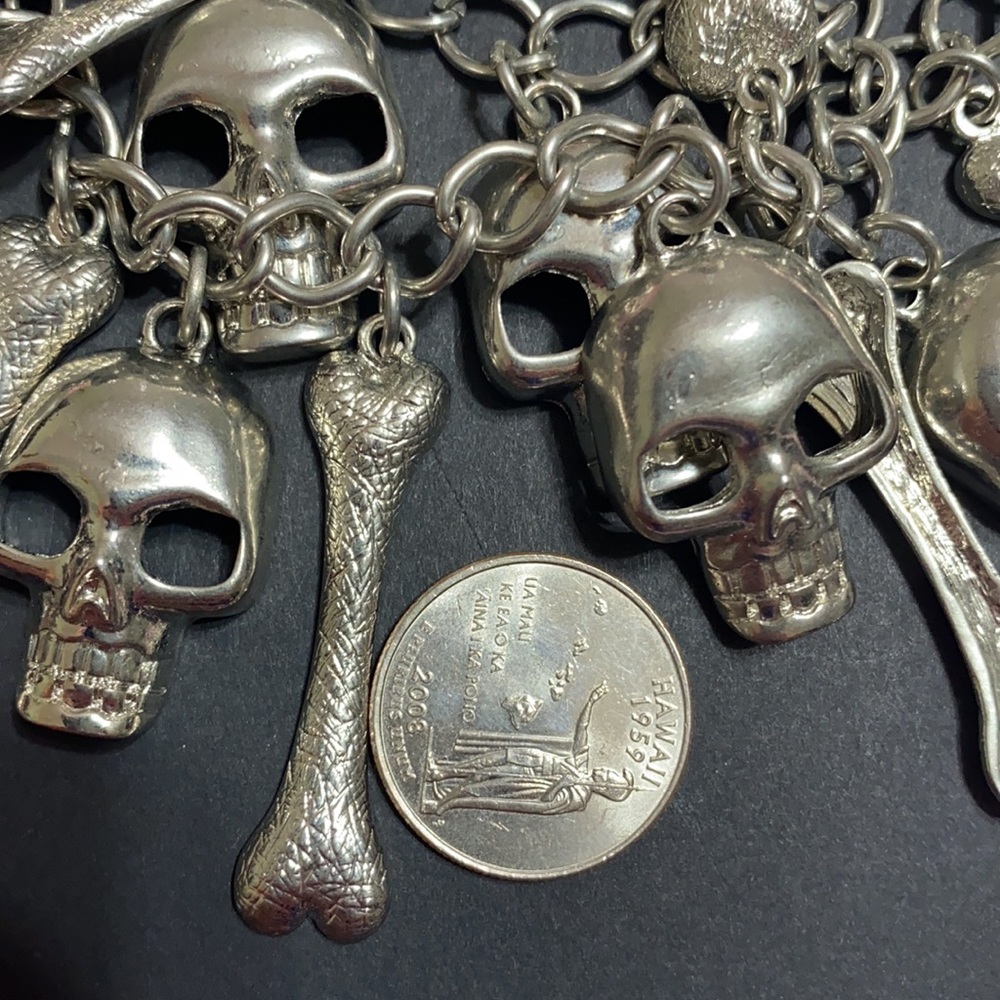 🖤LUCIA💕skull 💀 necklace - Picture 6 of 9